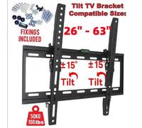 Tv Wall Bracket Mount Slim For 28 30 32 40 42 50 65 Inch Flat 3D Lcd Led Plasma