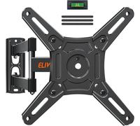 TV Wall Bracket Tilt Swivel for Most 14-42 Inch LED, LCD, OLED Flat/Curved TVs with Max VESA 200x200mm up to 15KG
