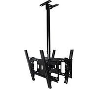 TV Wall Bracket TV Wall Mount Dual Screen Universal Ceiling TV Mount, 360° Swivel And Tilt Ceiling TV Bracket, Fits Most 32-55 Inch TVs TV Stand