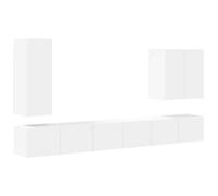 TV Wall Cabinet Set with Shelf Wall-mounted with Storage Furniture Sets vidaXL