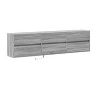 (white, 100 x 31 x 45 cm/ 1 pcs) vidaXL TV Wall Cabinet with LED Lights TV Unit Wall Mounted Cabinet