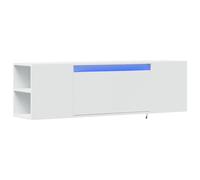vidaXL TV Wall Cabinet with LED Grey Sonoma 180x31x39.5 cm