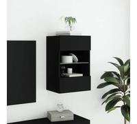 TV Wall Cabinets with LED Lights TV Wall Unit Storage Floating TV Unit vidaXL