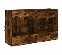 TV Wall Cabinets with LED Lights TV Wall Unit Storage Floating TV Unit vidaXL