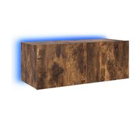 TV Wall Cabinets with LED Lights Wall Mounted TV Unit Floating TV Stand vidaXL