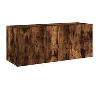 TV Wall Cabinets with LED Lights Wall Mounted TV Unit Floating TV Stand vidaXL