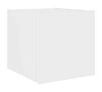 vidaXL TV Wall Cabinet with LED Lights Floating TV Unit TV Cabinet Sonoma Oak
