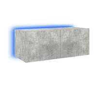 TV Wall Cabinets with LED Lights Wall Mounted TV Unit Floating TV Stand vidaXL