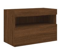 TV Wall Cabinets with LED Lights Wall Mounted TV Unit Floating TV Stand vidaXL