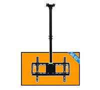 TV Wall Mount, 0-15° Flip Down Ceiling Mount, Holds Up to 154 Lbs, Tilt Swivel Telescopic Bracket for 50-65 Inch Flat Panel TVs