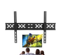 TV Wall Mount, Adjustable Screen Riser Mount, Leveled and Slim Installation for Flat and Curved Screens