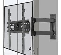 TV Wall Mount - Adjustable Tilt & Swivel Bracket for 32"-55" TVs, VESA Compatible up to 400x400mm, Heavy-Duty Design for Optimal Viewing Angle, Easy Installation.