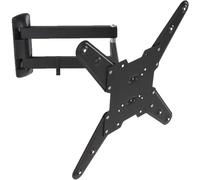 Tectake 26in-75in Extendable Swivel Television Bracket - Black, Black