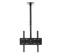 TV Wall Mount Bracket for 26-55 Inch TVs, Adjustable Height, 360° Rotation, Tilt, Ceiling and Wall Support for Home Entertainment