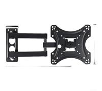 TV Wall Mount Bracket for 26-80 Inch Flat Panels Featuring Full Motion Swivel Tilting Function and Six Arm Steel Support Structure (A)
