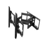 Tv Wall Mount - Double-Arm Telescopic Tv Mount, Swivel Tilt Height Adjustable Bracket, For 42-75 Inch Tvs, Tv Monitor Wall Mount, Rotating Wall-Mounted Folding Bracket
