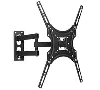 TV Wall Mount for 32-55 Inch Flat & Curved LED, LCD, OLED, Max VESA 400 x 400 mm, with Screws Accessories