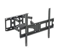 TV Wall Mount for 32-70 Inch LED LCD Flat & Curved TVs, Swivels Tilts Extends Double Arm Full Motion TV Wall Bracket Holds up to 50kg, Spirit Level, Max VESA 600x400mm