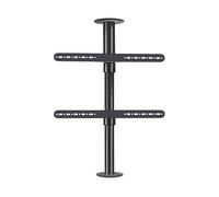 TV Wall Mount Height Adjustable Swivel Stand, 360 Degree Rotating Floor Frame, Compatible with LCD and LED Displays, Easy Installation, Sturdy Design