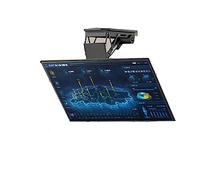 Tv Wall Mount Motorized Ceiling Tv Mount, Telescopic Electric Tv Lift With Auto Lifting, Electric Tv Ceiling Mount With Remote Control And Switch Control, 0-85°Flip Down, Fits