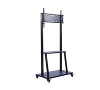 Tv Wall Mount Rolling/Mobile TV Cart with Wheels for 32-65 InchLED Plasma Flat Panel Screen TVs Up to 100 Lbs Locking Wheels - Max 600x400,