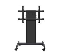 Tv Wall Mount Rolling/Mobile TV Cart with Wheels for 37" - 70" LCD Plasma Flat Panel Up to 130lbs Height Adjustable Rolling Stand Can Rotate 360°,