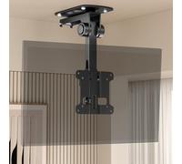 TV Wall Mount, Universal Folding Hanger, Adjustable Height, Suitable for Installation on Various Wall Types including Cross Beams and Slopes