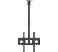 TV Wall Mounted Adjustable Tilt Rotation, TV Ceiling Installation Suitable For Shopping Centers/workplaces/street Shops, Black(1m)