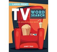 TV Word Search for Adults Large Print Puzzle Book: 70 TV Show Puzzles Including Sitcoms, Classics and Dramas