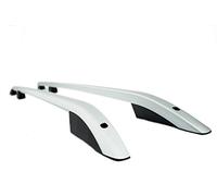 TVA Styling Roof Rails - Silver Anodised Aluminium Non-Drill Easy Fit - Compatible with Transit Custom 2012-2017 and 2018 Onward [LWB]