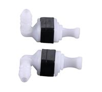 TVAAGHBCBR 10Pcs Car Windshield Washer Nozzle Connector Elbow Clip Head 3B0955665C Compatible With Audi A1 A3 A4 S4 A5 A6 Caddy Jett Golf Passat Polo