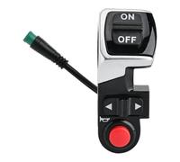 TVAAGHBCBR 5pin Switch For Kugoo M4 Electric Scooter On Off Power Horn Left Right Turn Lights 3 In 1 For 22.5mm Handlebar Cycling Parts
