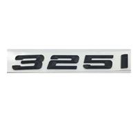 TVAAGHBCBR ABS Matt Black 320i 323i 325i 330i 335i Rear Boot Trunk Emblem Lettering Badges Logo Compatible With BMW 3-series F30 F31 F34 E90 E46(325i)