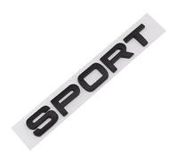 TVAAGHBCBR ABS SPORT Letters Emblem Car Rear Trunk Badge Compatible With Land Rover Discovery Evoque Range Rover L494 L320(Matte Black)