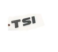 TVAAGHBCBR ABS TSI Letters Logo Car Emblem Rear Trunk Badge Sticker Compatible With VW(Glossy Black)