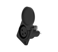 TVAAGHBCBR Battery Charger Port Adapter, 3-pin Connector, Electric Scooter Jack, Electric Wheelchair(Vert clair)