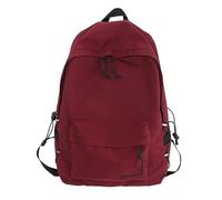 TVAFEDS Backpack Womens Solid Color Women Rucksack Large School Bag Backpack for Teenage Girls College Student Back Pack(Red)