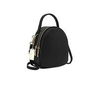 TVAFEDS Backpack Womens Women Mini Backpack ，PU Leather Soft Touch Small Backpack， Multi-Function Female Ladies Shoulder Bag(Schwarz)