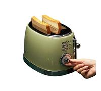 TVAFEDS Bread Maker Circle Kitchen Retro Toast Machine All Aluminum Alloy Body Cold Light LED Shadowless Lamp Bread Toaster