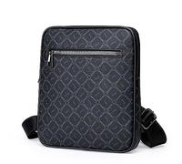 TVAFEDS Briefcase Printed Shoulder Bag Women's Briefcase Messenger Foreign Trade Handbag(Schwarz)