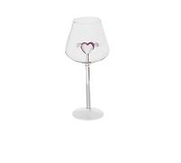 TVAFEDS Goblet Creative Glass Goblet Pink Love Red Wine Cup Cocktail Angel