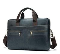 TVAFEDS Handbags Business men briefcase leather man bag large capacity men's handbag shoulder(Grau)
