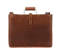 TVAFEDS Handbags Man bag cross section retro leather briefcase first layer of men's handbag(Light Brown)