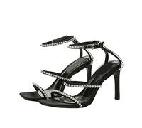 TVAFEDS High Heels Women's High-Heeled Sandals, Square and Diamond Multi-Purpose Pointy Heels(5.5 UK)