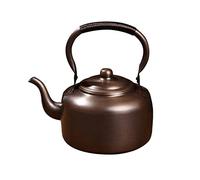 TVAFEDS Kettle 3L Vintage Copper Pot Red Boiling Kettle Home Teapot for Gas/Induction Cooker Tea Infuser Health(Gas Style)