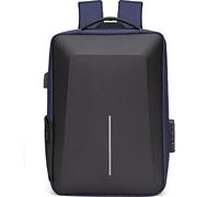 TVAFEDS Laptop Bag 2021 New Casual Computer Backpack Anti-Theft Laptop External Charging Port Waterproof Shoulder Bags for Men Sac A Doc(Blue)