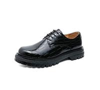 TVAFEDS Mens Boots Size 38-44 Soft soled Leather Work Shoes Men's Spring Casual Dress Thick(9.5 UK)