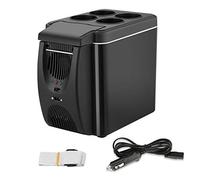 TVAFEDS Mini Fridge 12V Refrigerator Freezer Heater 6L Mini Car Fridge Cooler & Warmer Electric Portable Icebox Travel