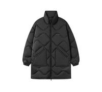 TVAFEDS Puffer Jacket Mens Men's Winter Down Jackets Are Oversized, Thin, Warm, Waterproof And Windproof In The Long Section(Schwarz,S)
