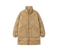 TVAFEDS Puffer Jacket Mens Men's Winter Down Jackets Are Oversized, Thin, Warm, Waterproof And Windproof In The Long Section(Camel,XL)